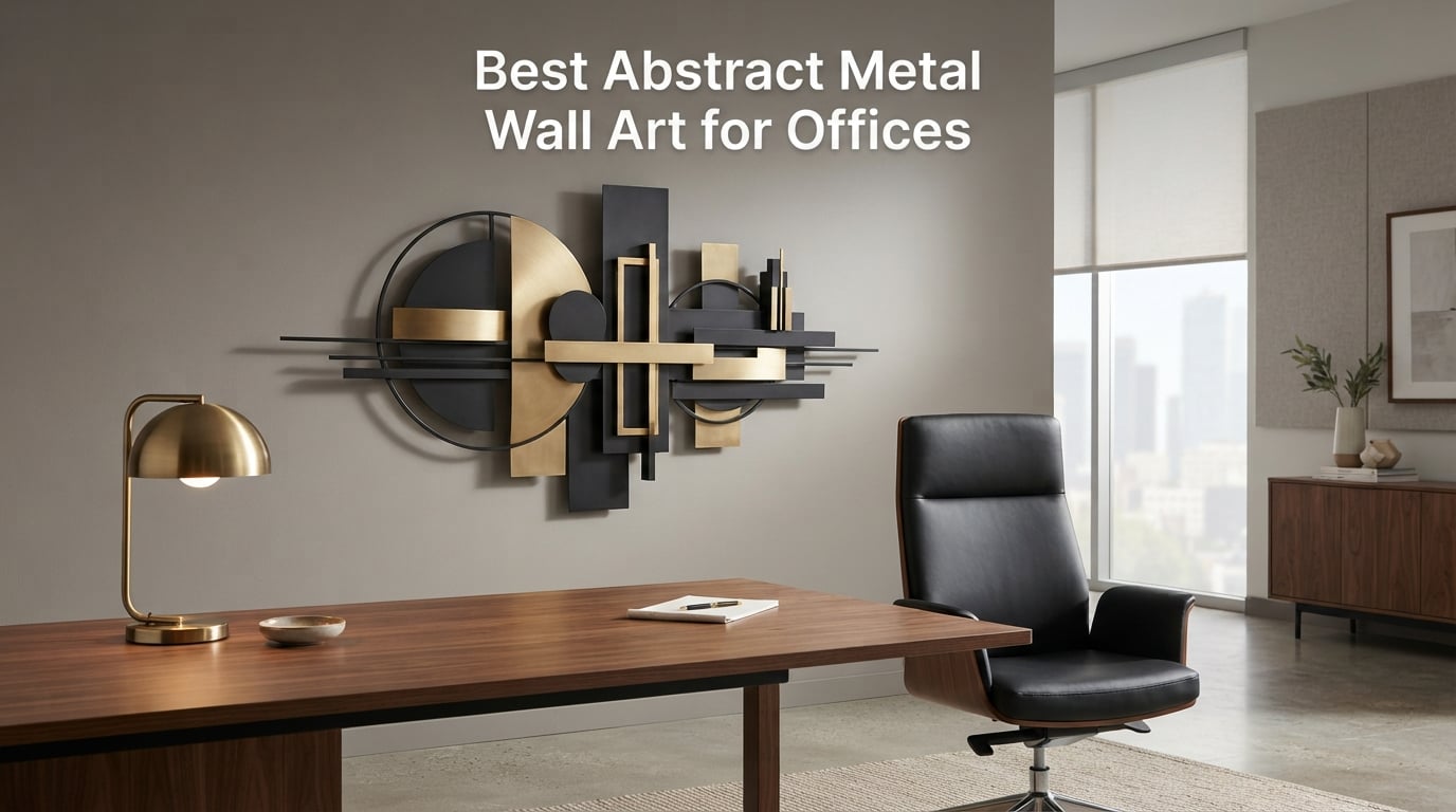 Best Abstract Metal Wall Art for Offices