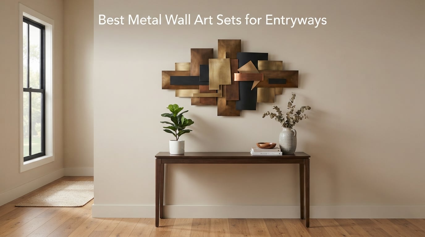 Best Metal Wall Art Sets for Entryways