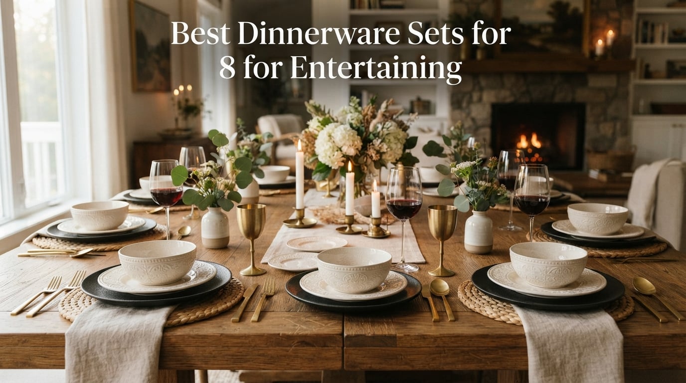 Best Dinnerware Sets for 8 for Entertaining