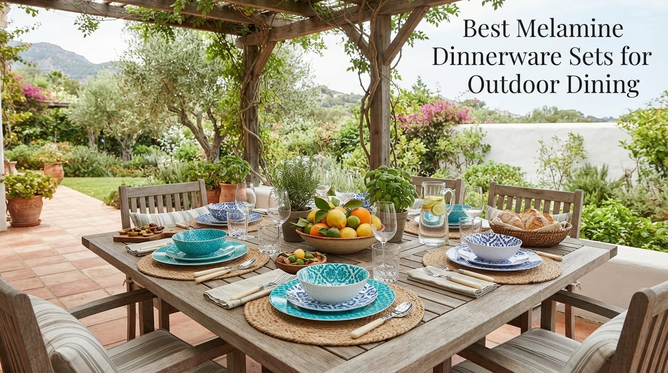 Best Melamine Dinnerware Sets for Outdoor Dining