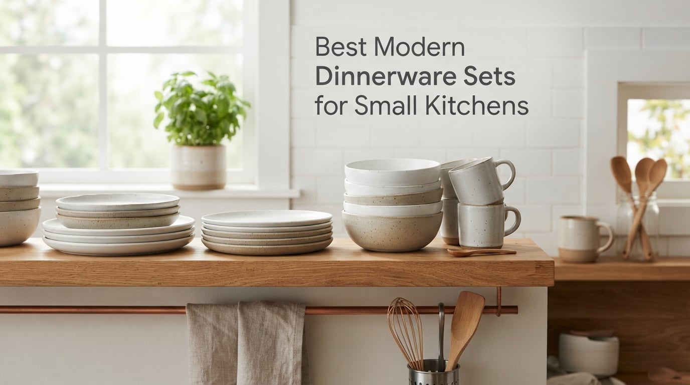 Best Modern Dinnerware Sets for Small Kitchens
