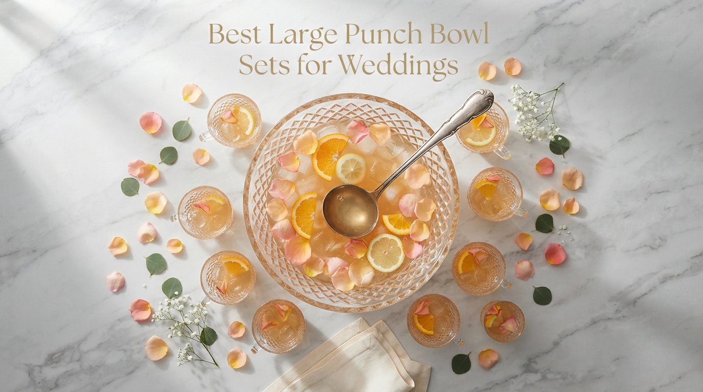 Best Large Punch Bowl Sets for Weddings
