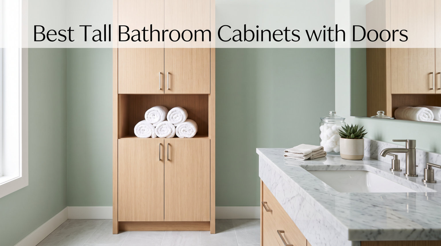 Best Tall Bathroom Cabinets with Doors