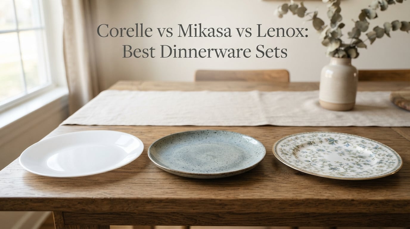 Corelle vs Mikasa vs Lenox: Best Dinnerware Sets