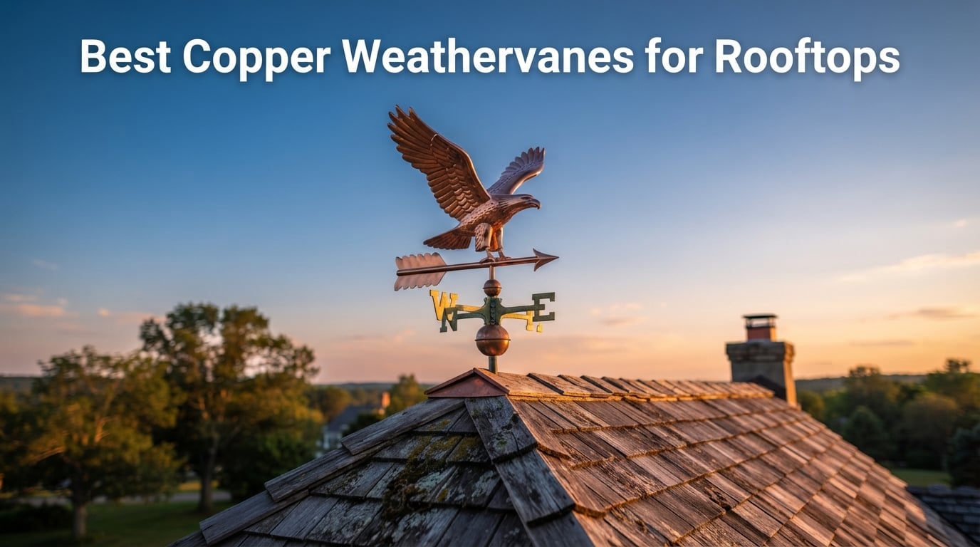Best Copper Weathervanes for Rooftops