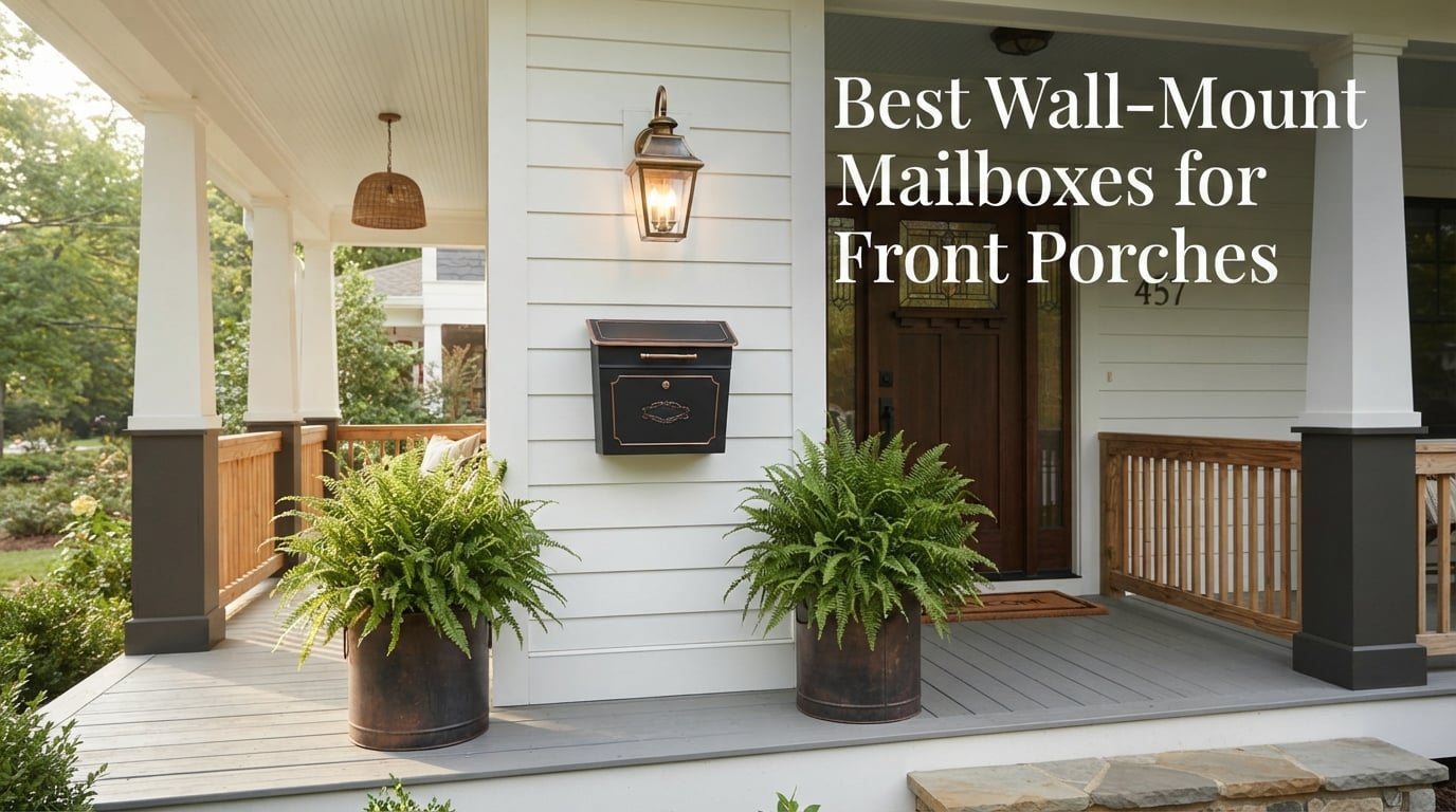 Best Wall-Mount Mailboxes for Front Porches