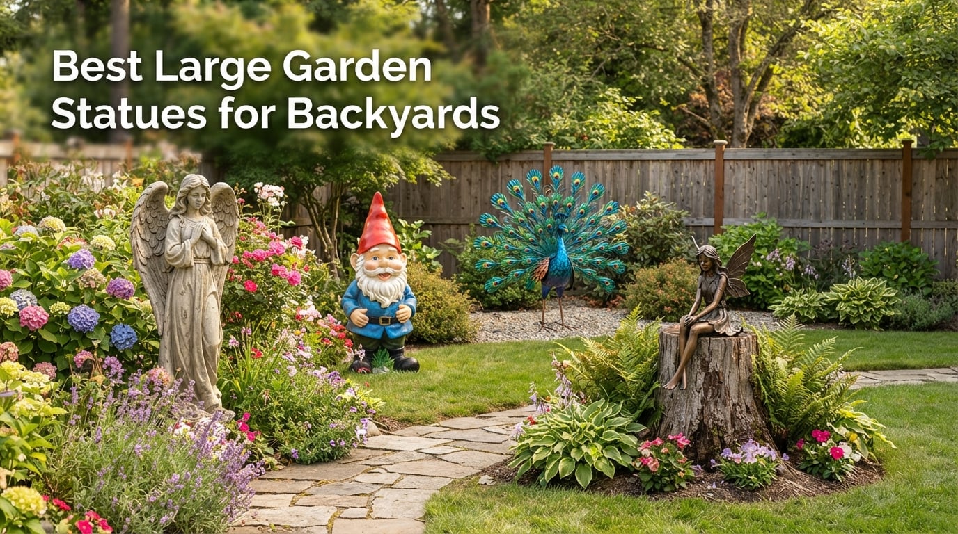 Best Large Garden Statues for Backyards