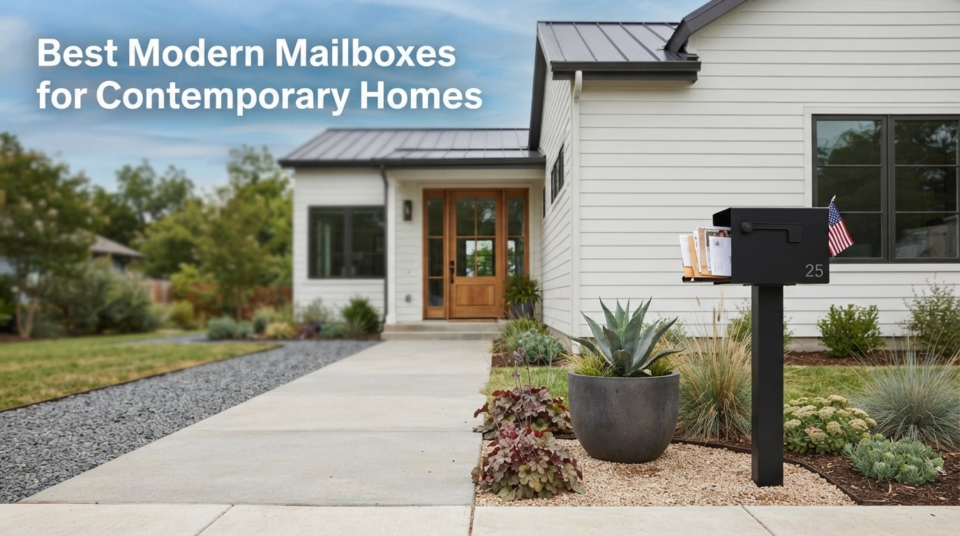 Best Modern Mailboxes for Contemporary Homes