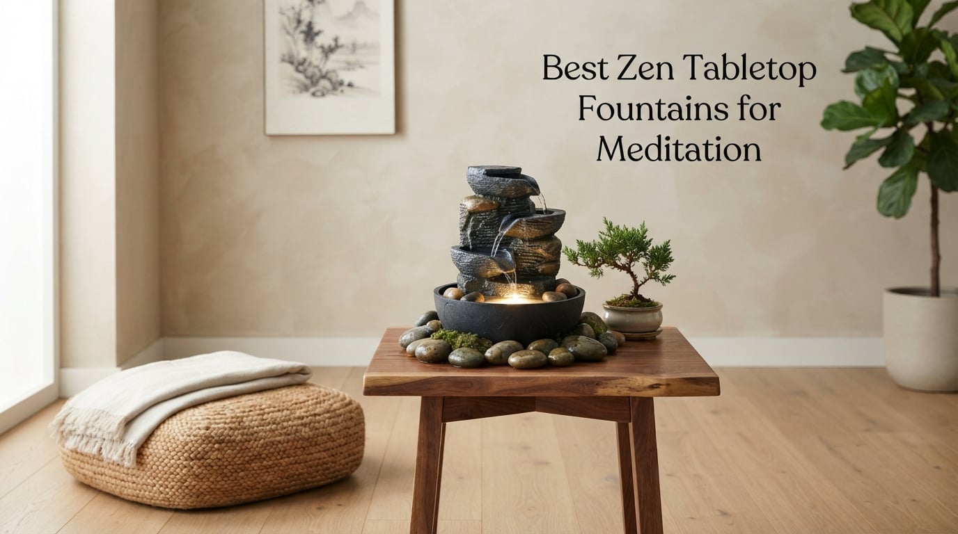 Best Zen Tabletop Fountains for Meditation