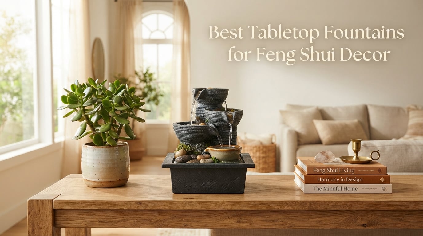 Best Tabletop Fountains for Feng Shui Decor