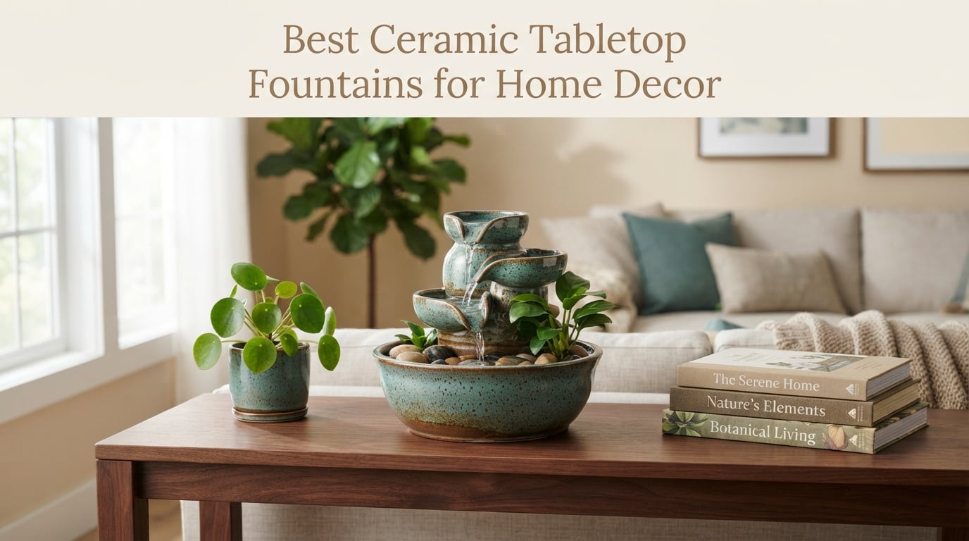 Best Ceramic Tabletop Fountains for Home Decor