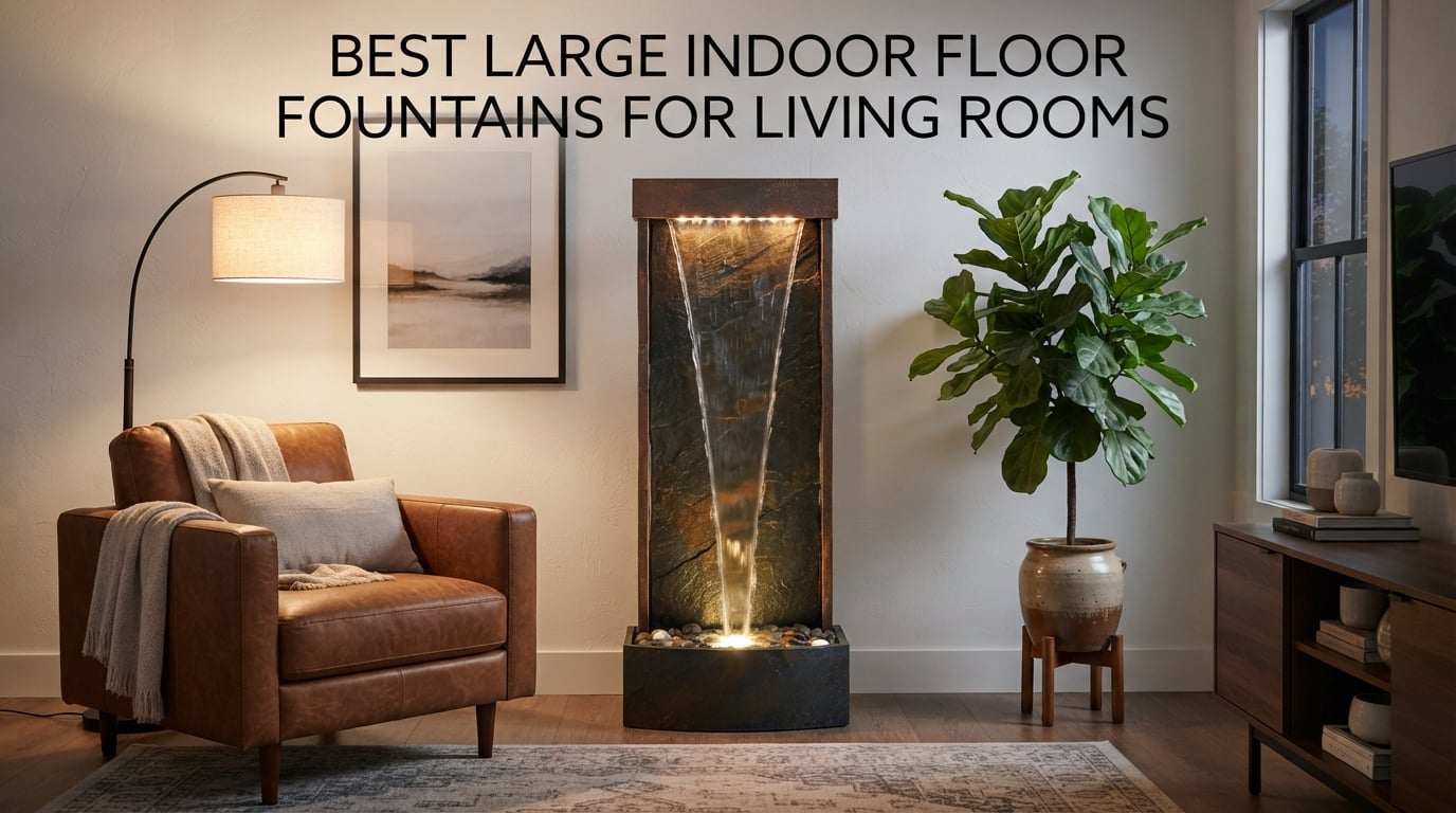 Best Large Indoor Floor Fountains for Living Rooms