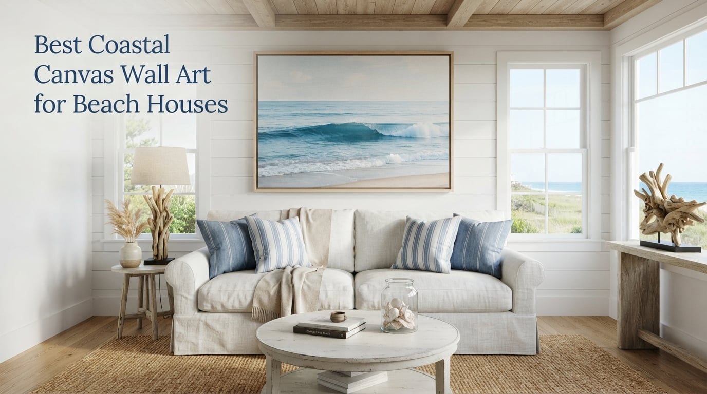Best Coastal Canvas Wall Art for Beach Houses