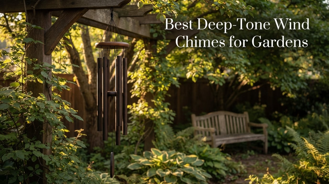 Best Deep-Tone Wind Chimes for Gardens