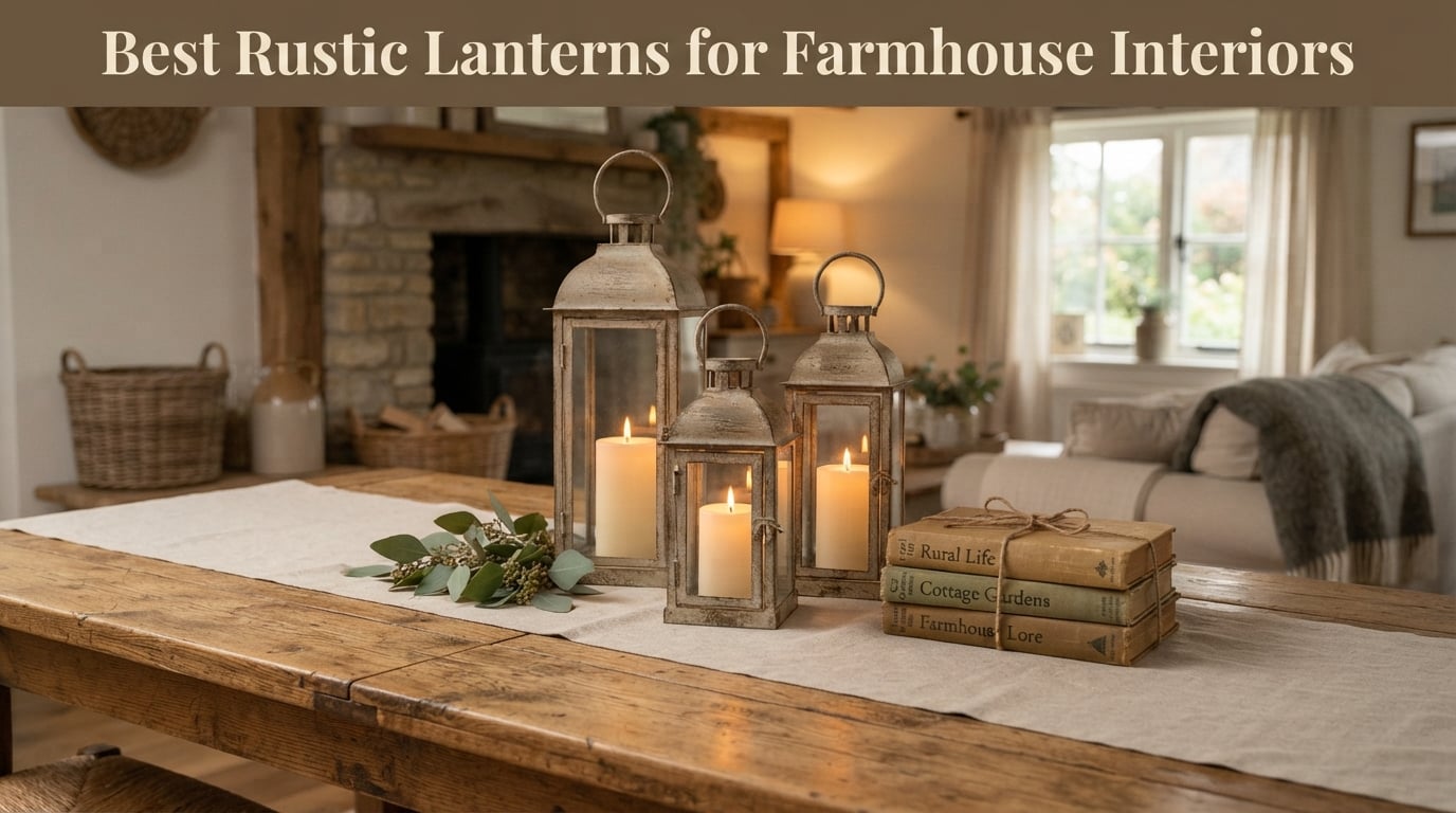 Best Rustic Lanterns for Farmhouse Interiors