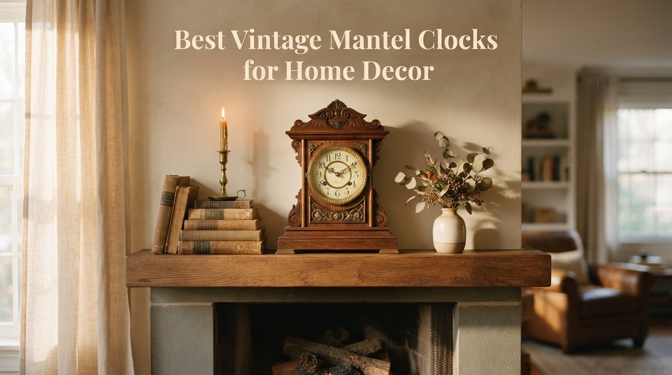 Best Vintage Mantel Clocks for Home Decor