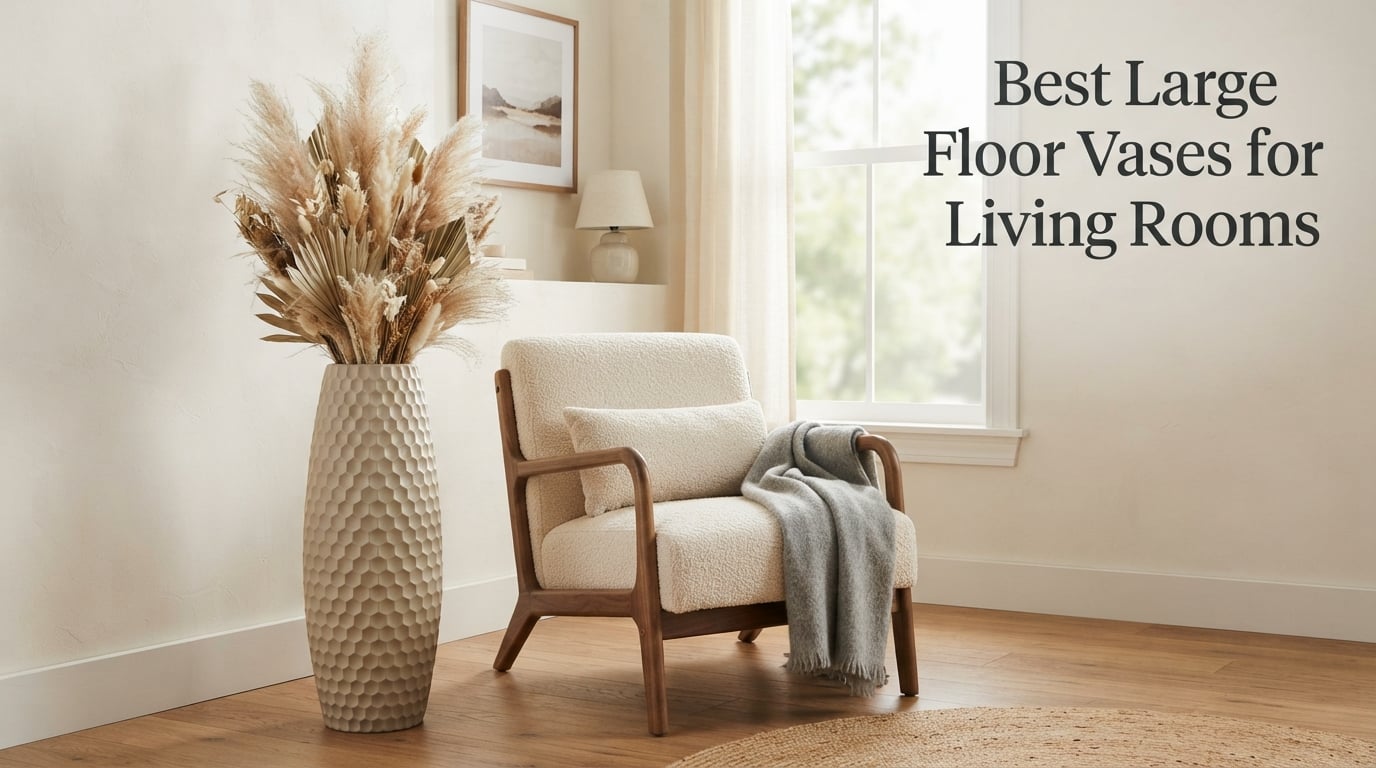 Best Large Floor Vases for Living Rooms