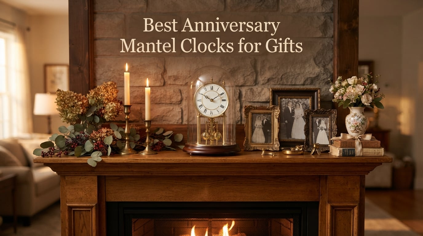 Best Anniversary Mantel Clocks for Gifts