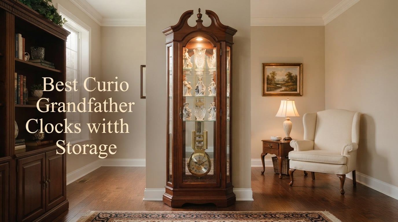 Best Curio Grandfather Clocks with Storage