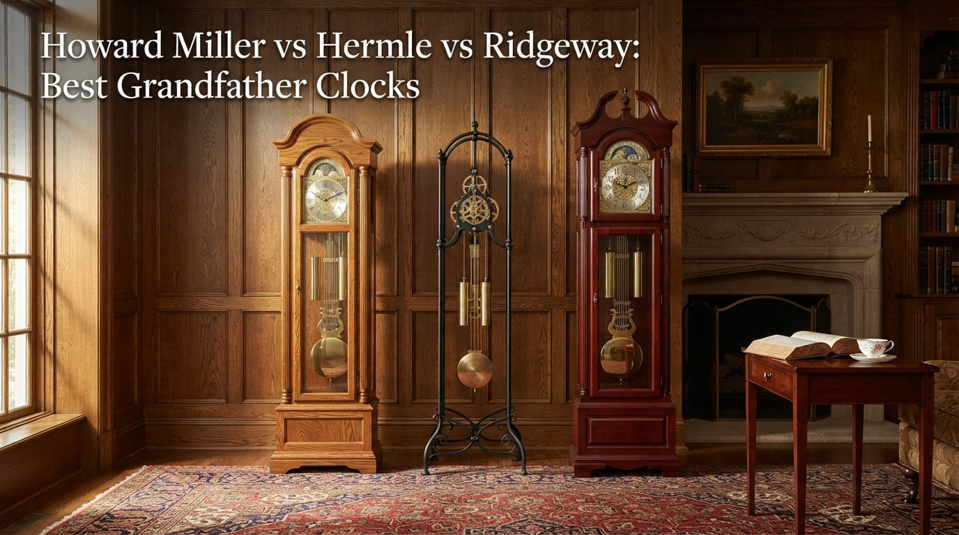Howard Miller vs Hermle vs Ridgeway: Best Grandfather Clocks