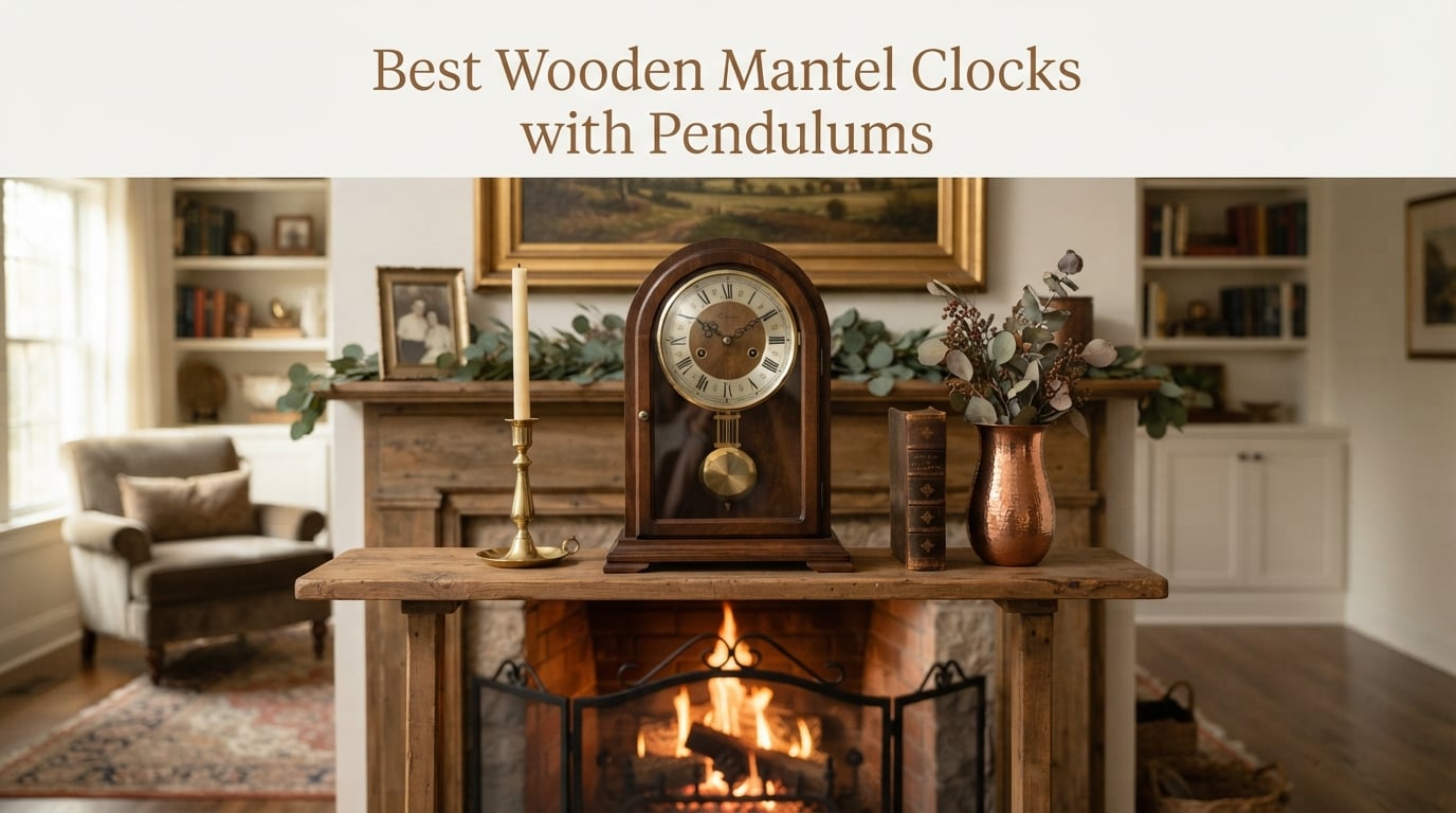Best Wooden Mantel Clocks with Pendulums
