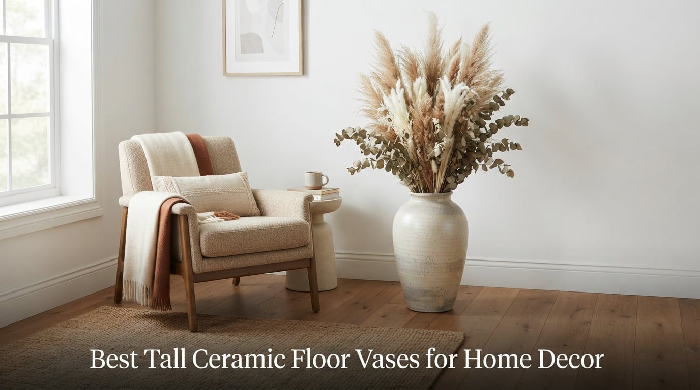Best Tall Ceramic Floor Vases for Home Decor