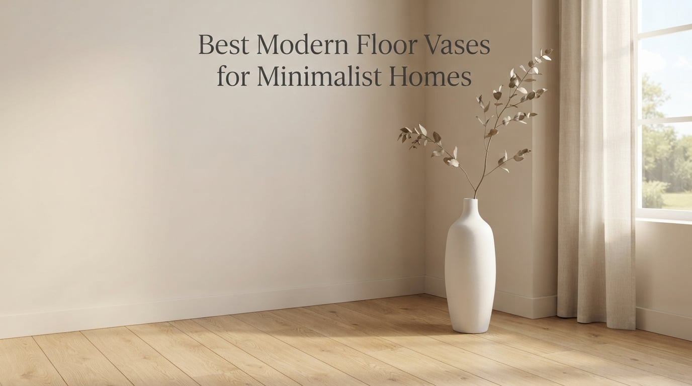 Best Modern Floor Vases for Minimalist Homes