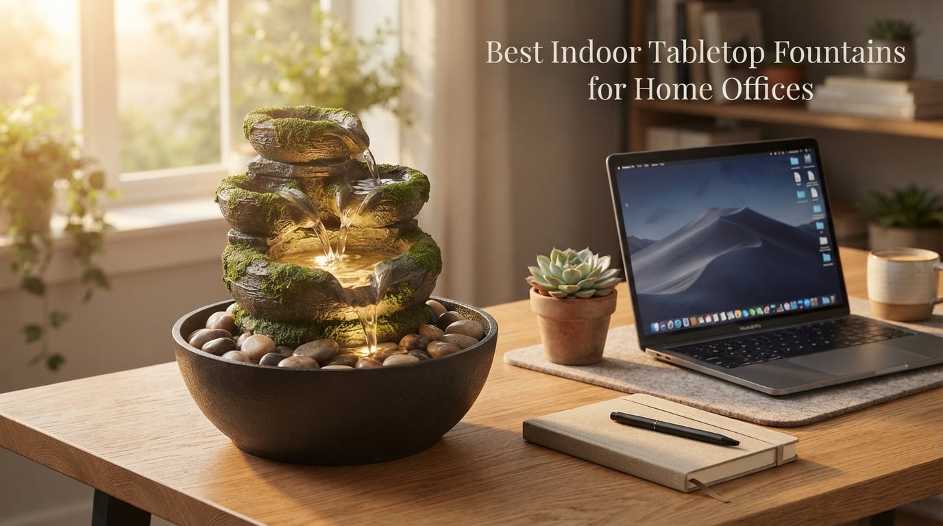 Best Indoor Tabletop Fountains for Home Offices