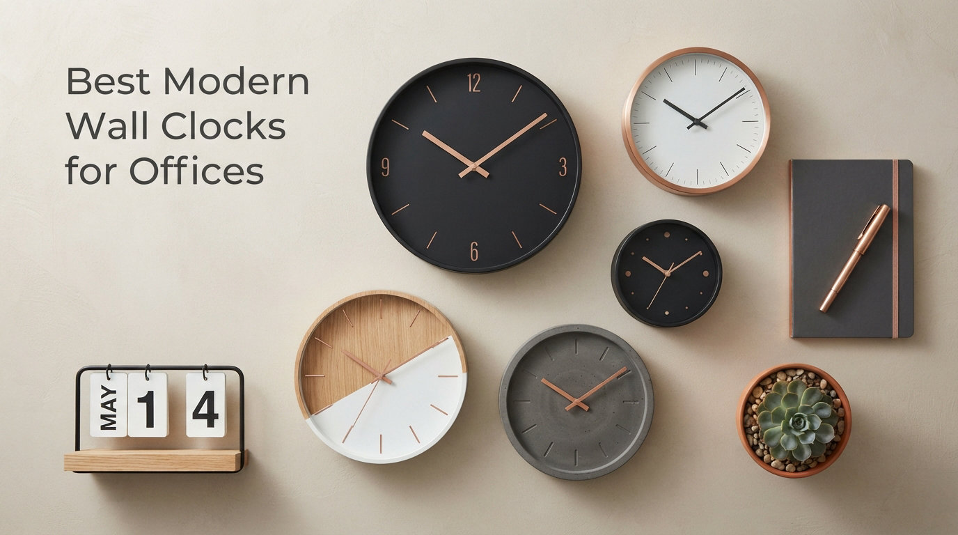 Best Modern Wall Clocks for Offices
