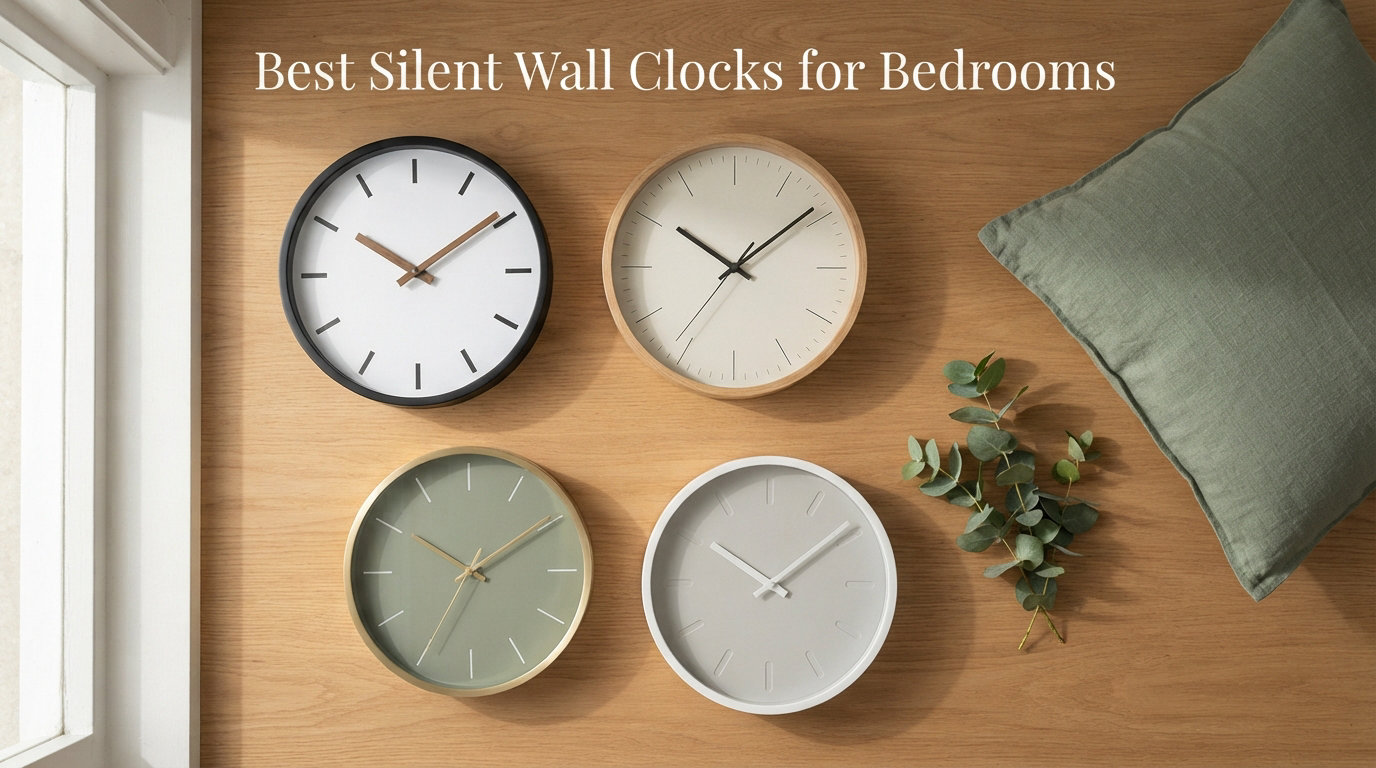 Best Silent Wall Clocks for Bedrooms