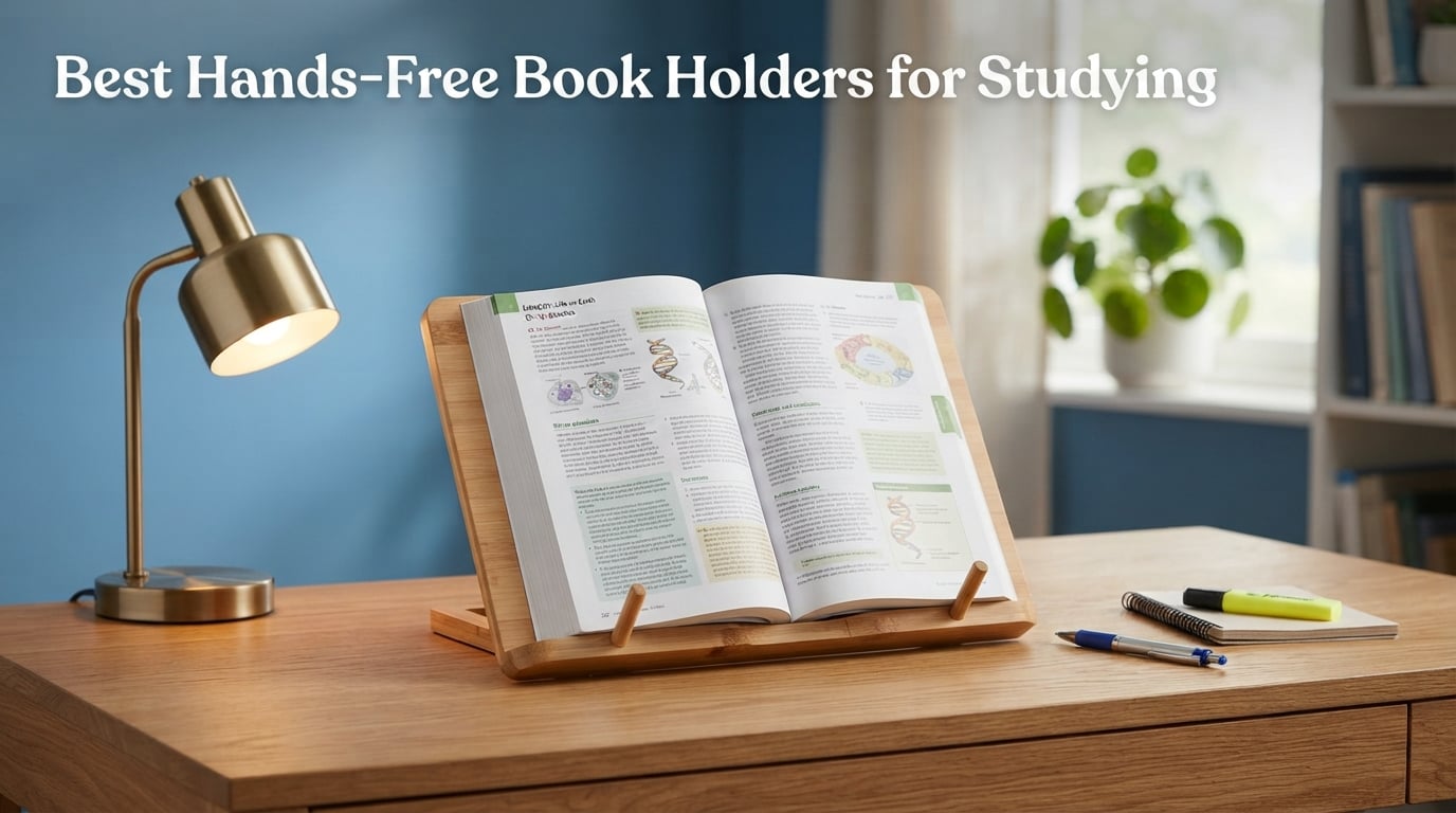 Best Hands-Free Book Holders for Studying