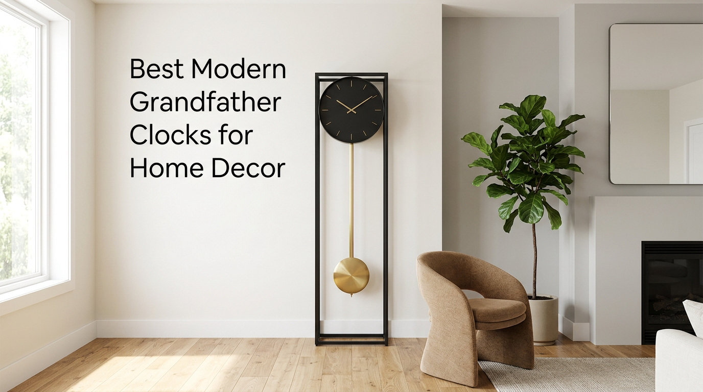Best Modern Grandfather Clocks for Home Decor