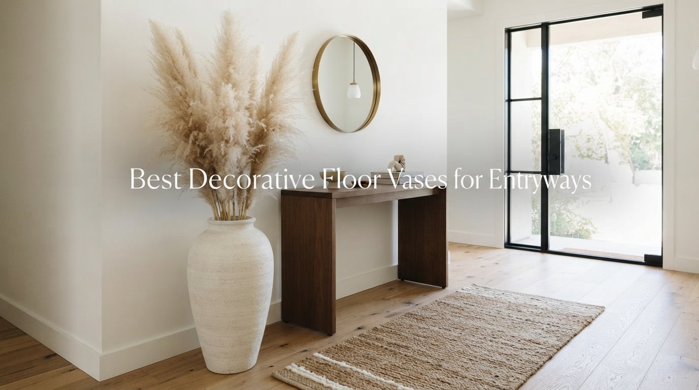 Best Decorative Floor Vases for Entryways