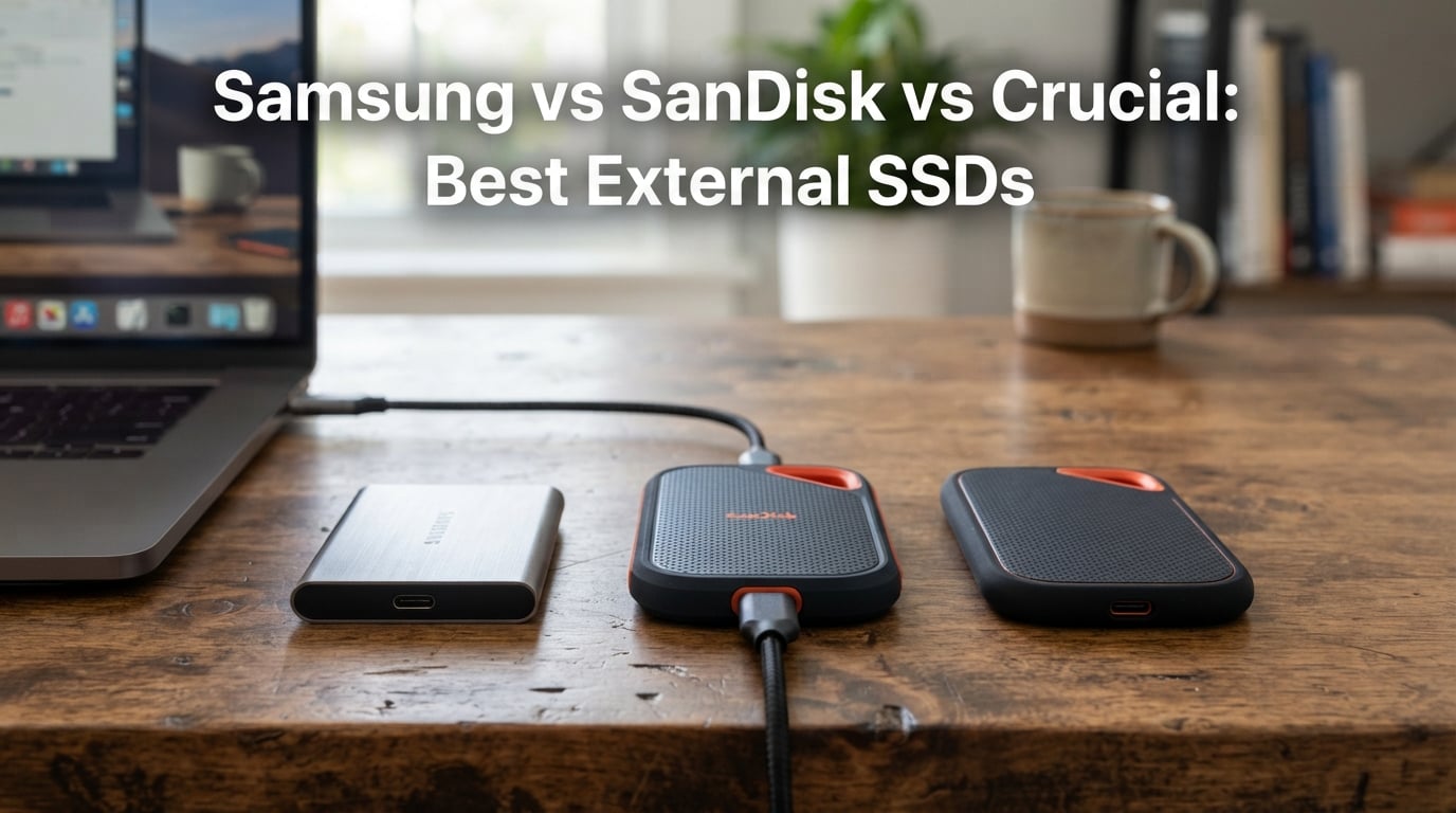 Samsung vs SanDisk vs Crucial: Best External SSDs