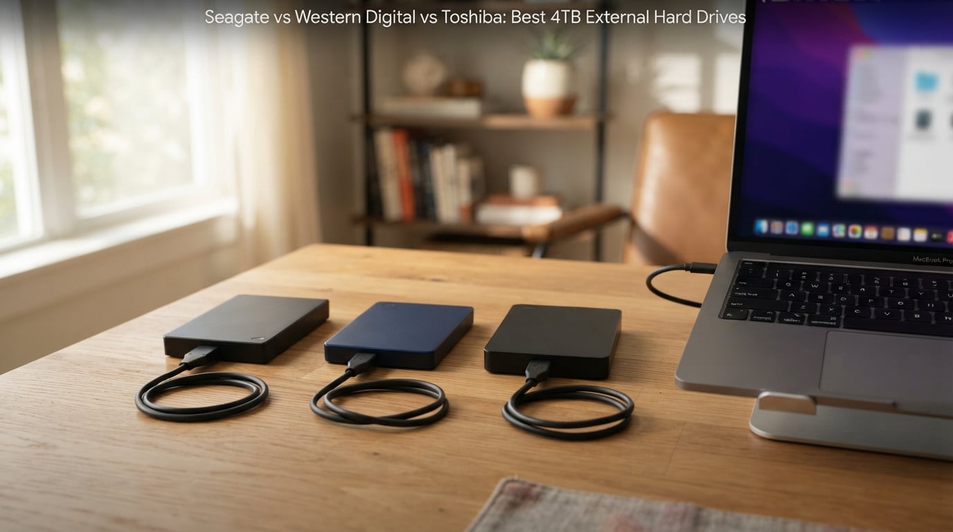 Seagate vs Western Digital vs Toshiba: Best 4TB External Hard Drives