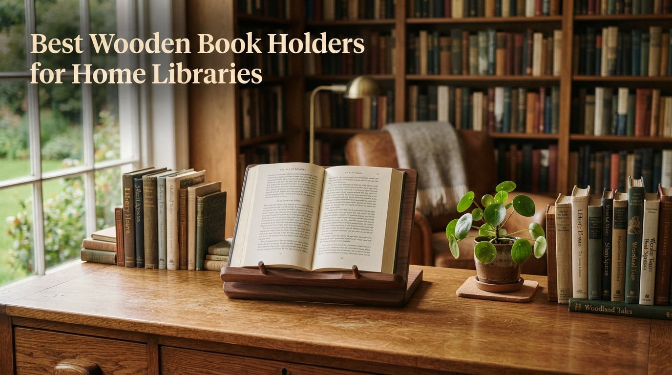 Best Wooden Book Holders for Home Libraries