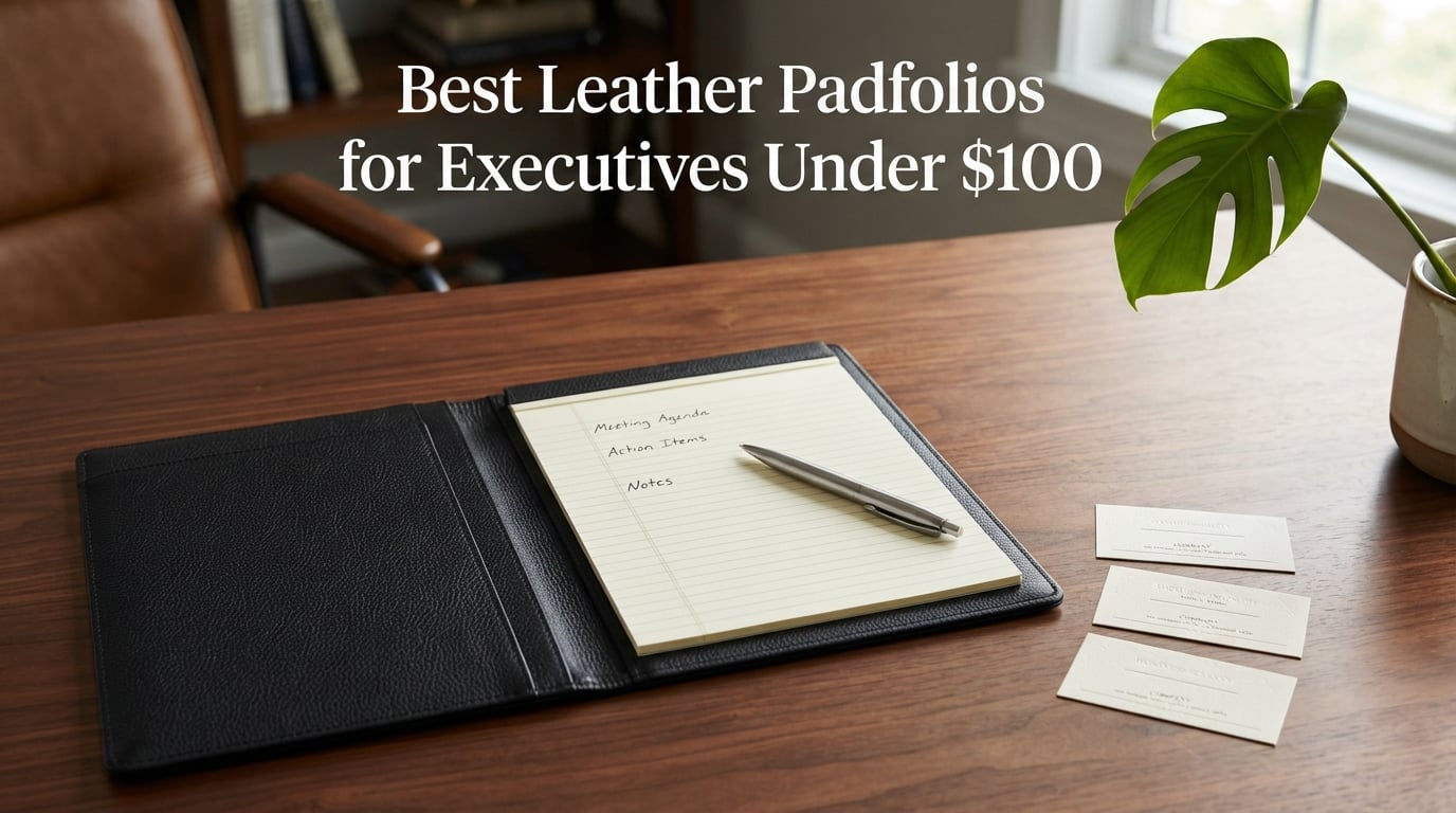 Best Leather Padfolios for Executives Under $100