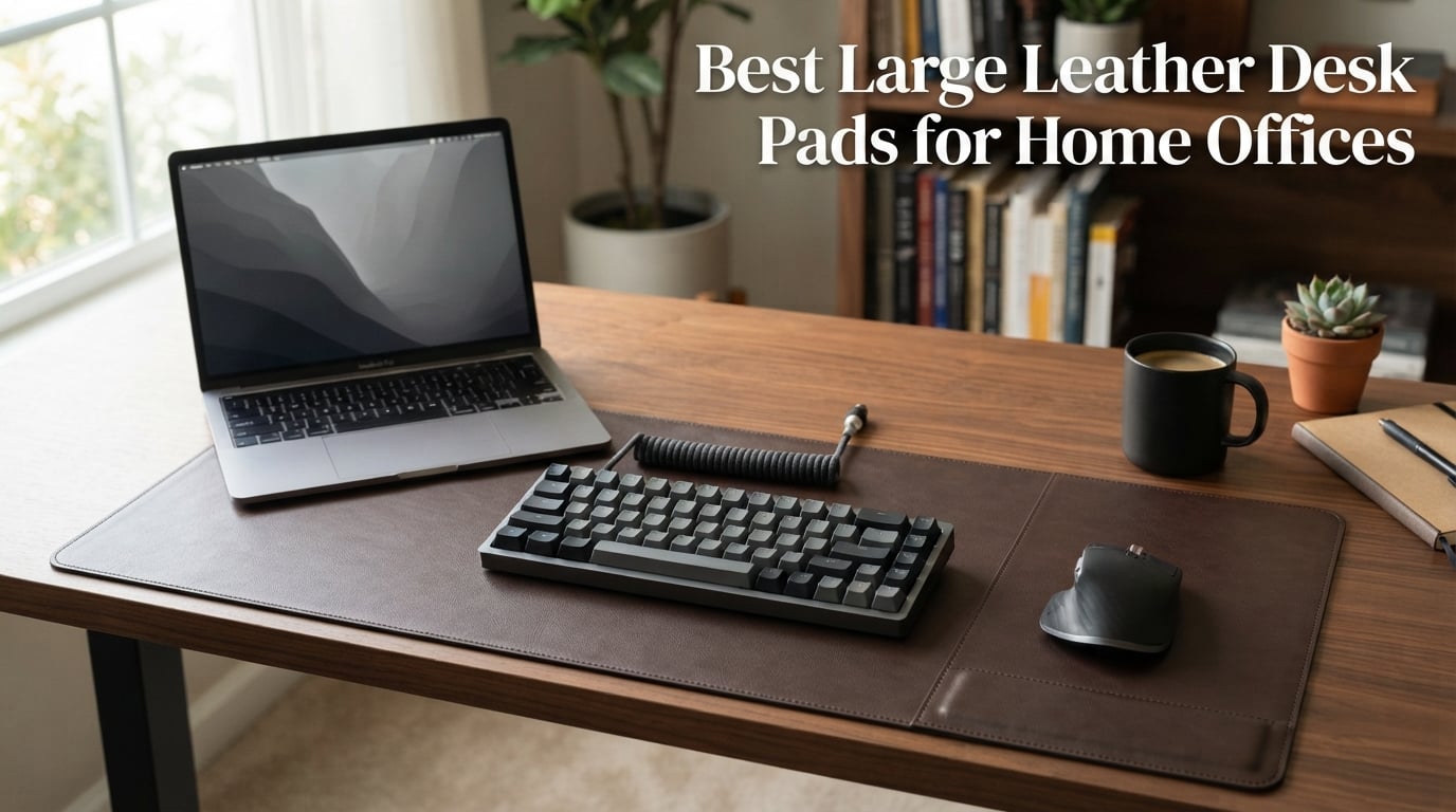 Best Large Leather Desk Pads for Home Offices