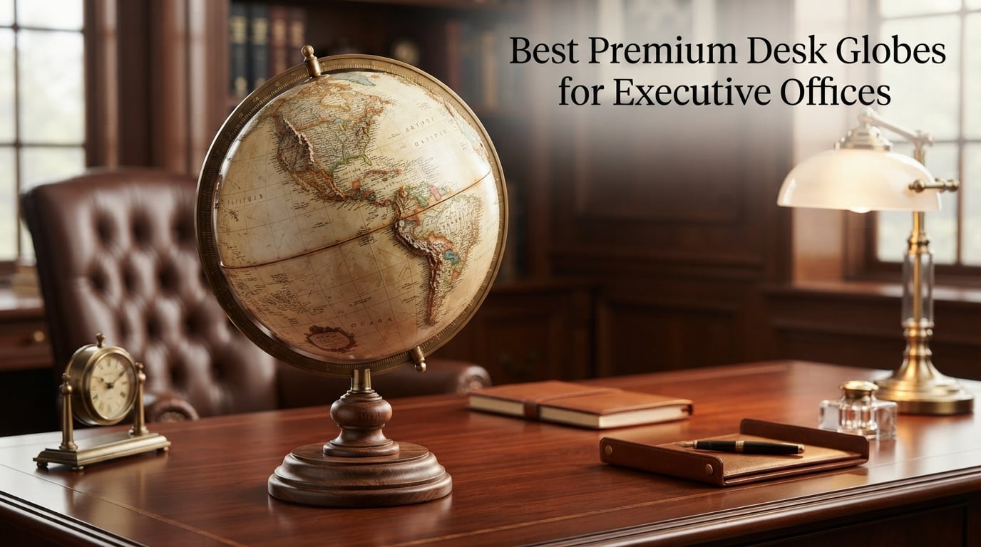 Best Premium Desk Globes for Executive Offices