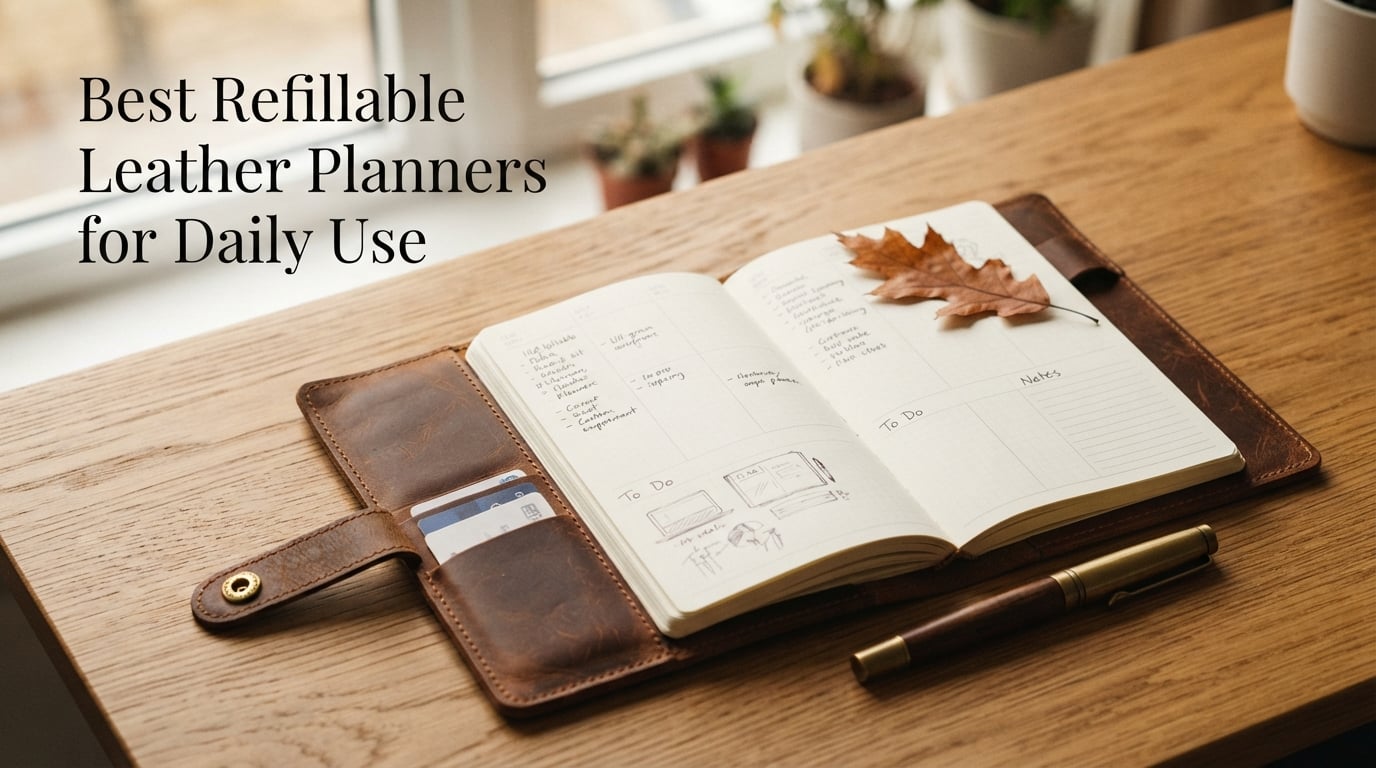 Best Refillable Leather Planners for Daily Use