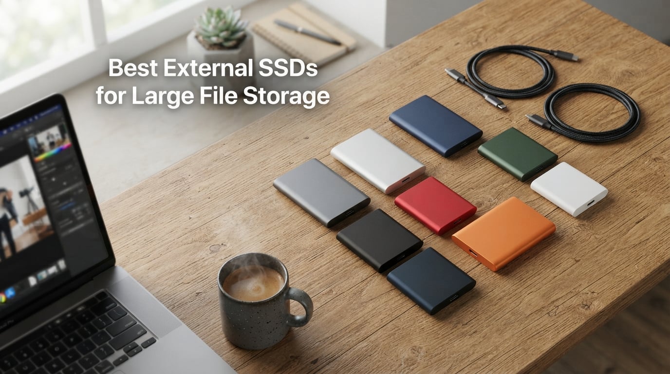 Best External SSDs for Large File Storage