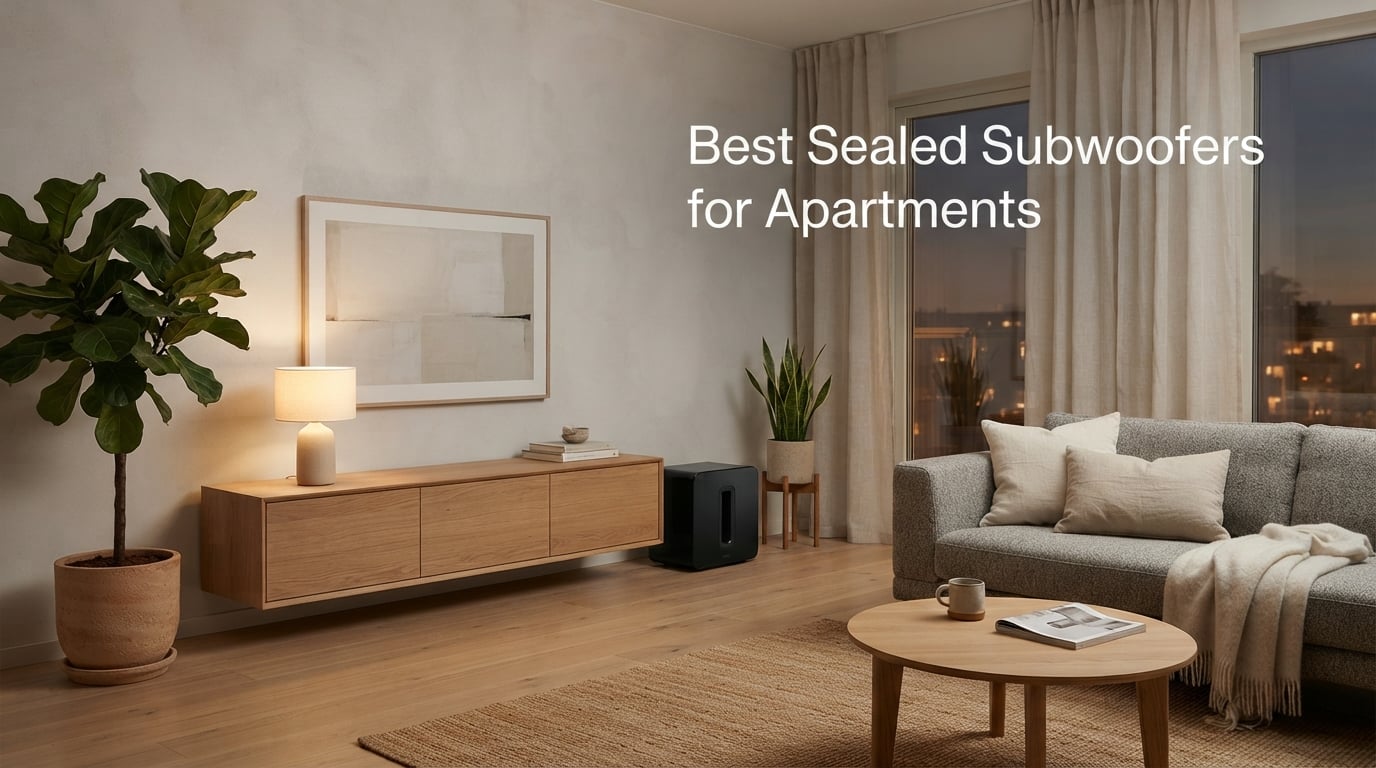 Best Sealed Subwoofers for Apartments