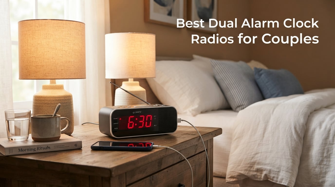 Best Dual Alarm Clock Radios for Couples