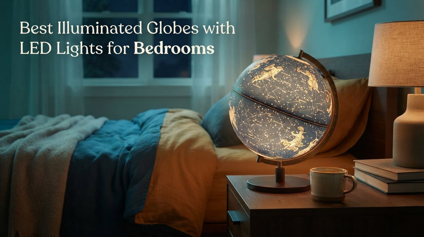Best Illuminated Globes with LED Lights for Bedrooms