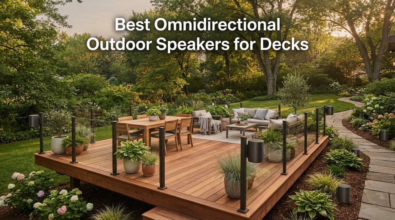 Best Omnidirectional Outdoor Speakers for Decks