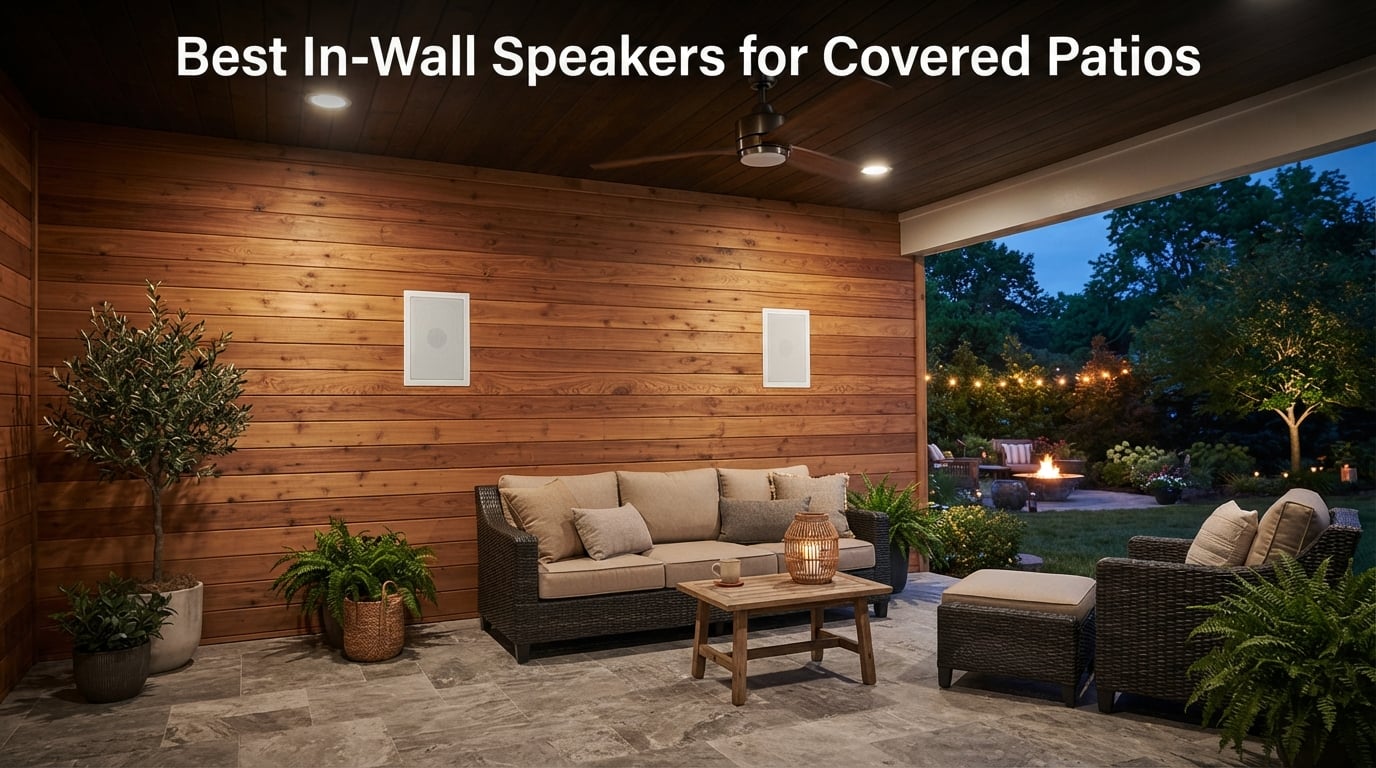 Best In-Wall Speakers for Covered Patios