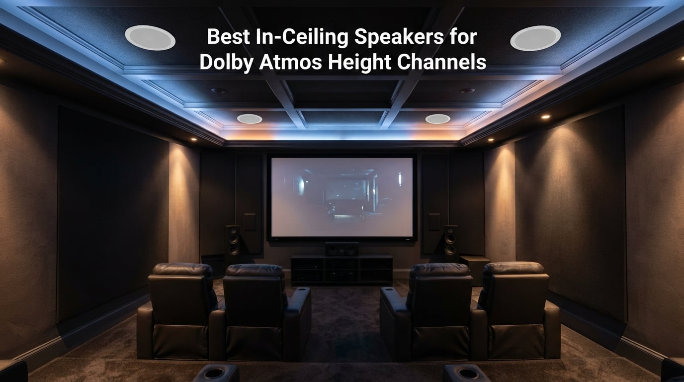 Best In-Ceiling Speakers for Dolby Atmos Height Channels
