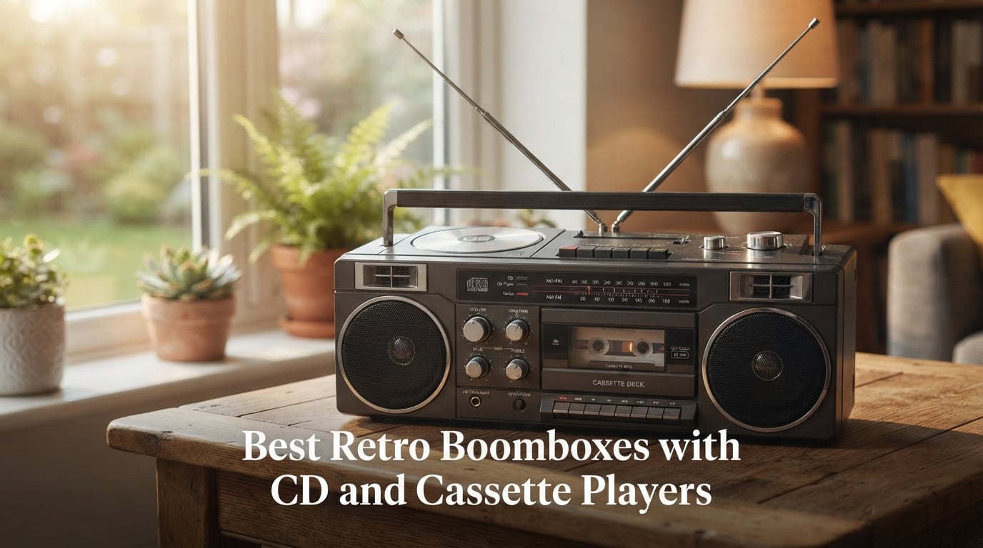 Best Retro Boomboxes with CD and Cassette Players
