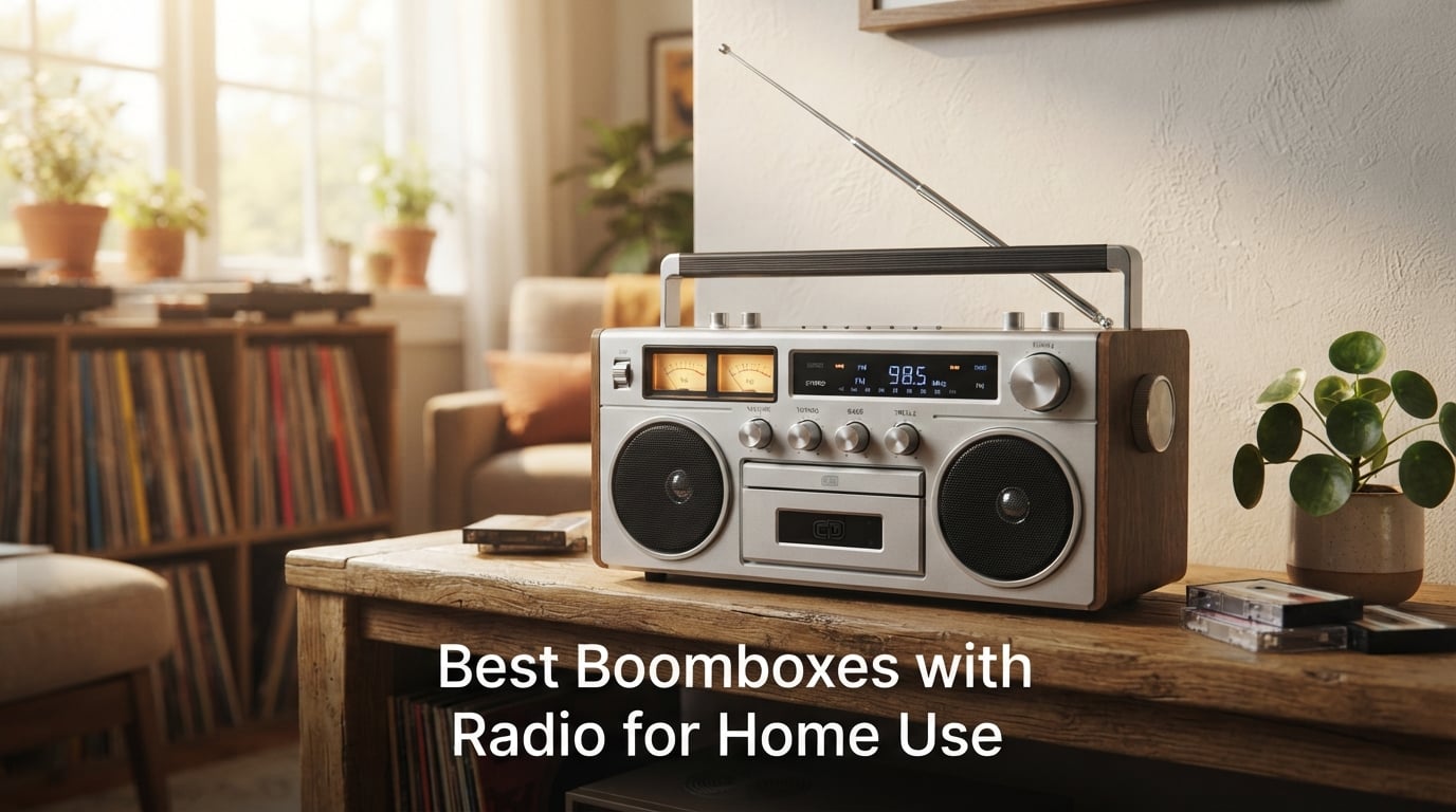 Best Boomboxes with Radio for Home Use