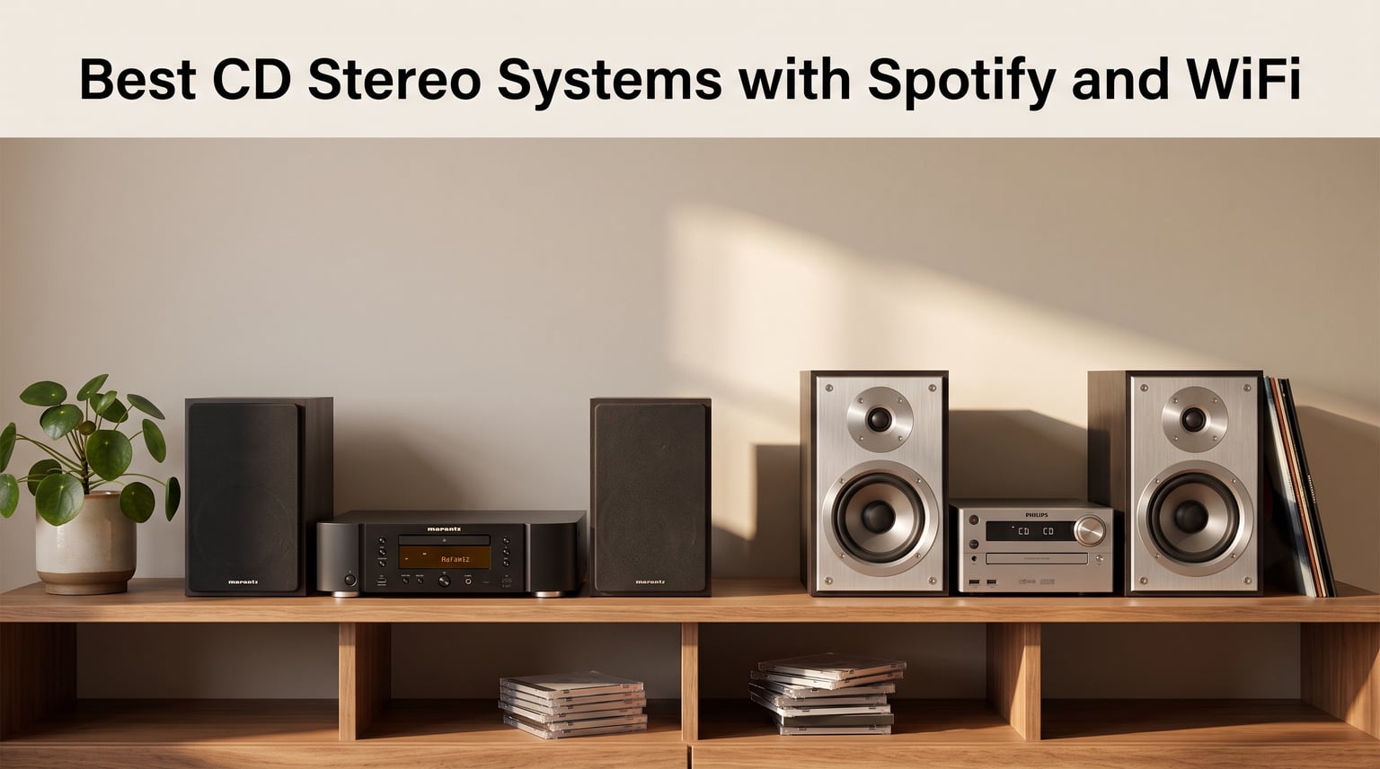 Best CD Stereo Systems with Spotify and WiFi